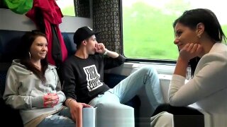 Foursome Sex in Public TRAIN (Full Video)